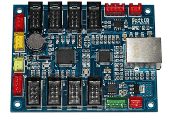 SoftIB ThermoClock 8 segmentu kontrolieris