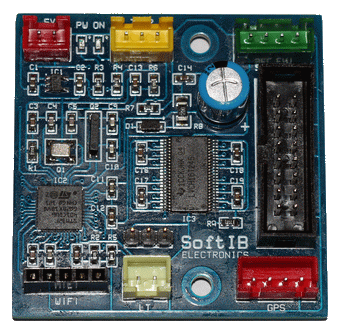 SoftIB ThermoClock HUB75 kontrolieris ar WiFi